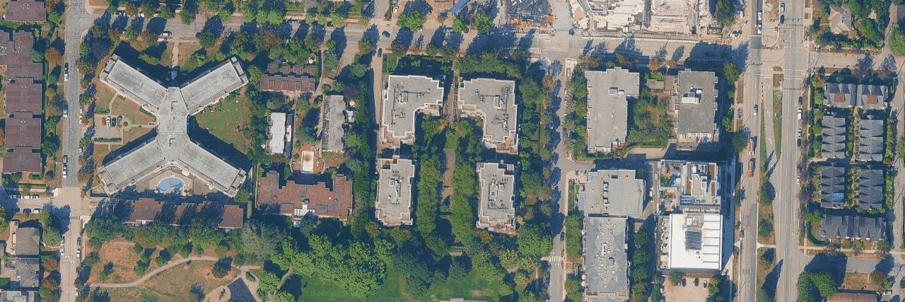 The Conservatory aerial view