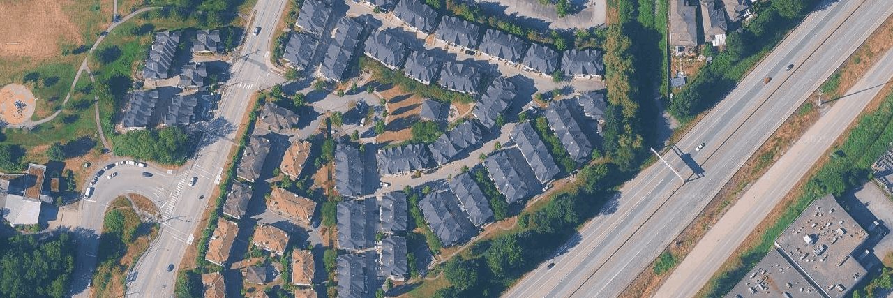 Windsor Garden aerial view