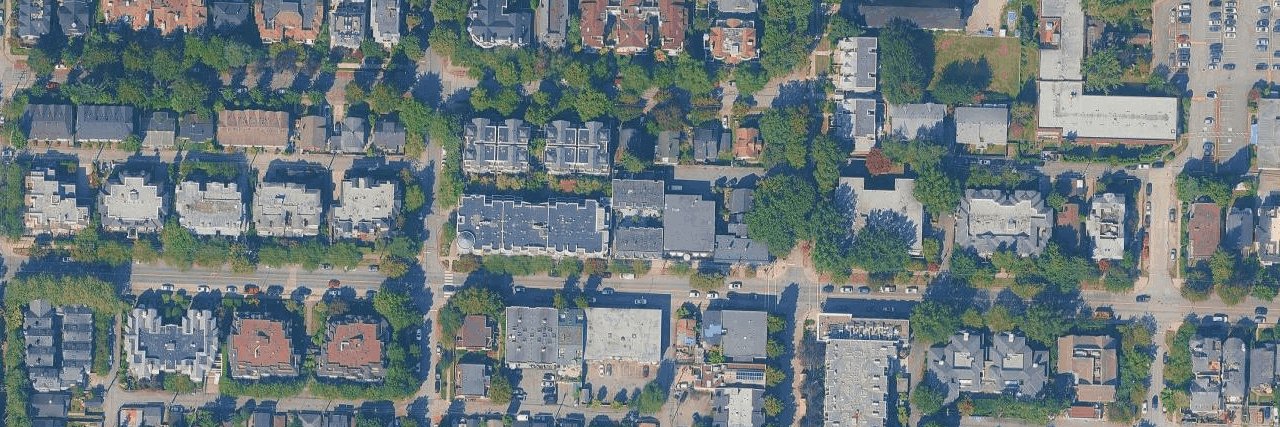 16th Arrondissement aerial view