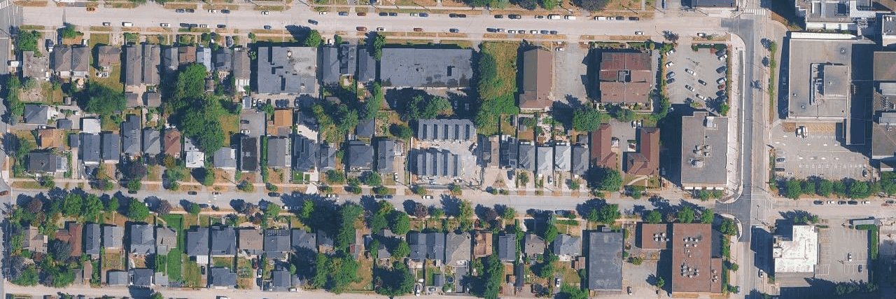 Sapperton Living aerial view