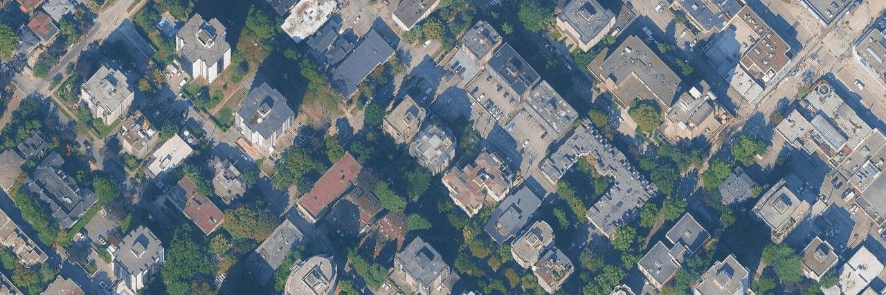 The Dorchester aerial view