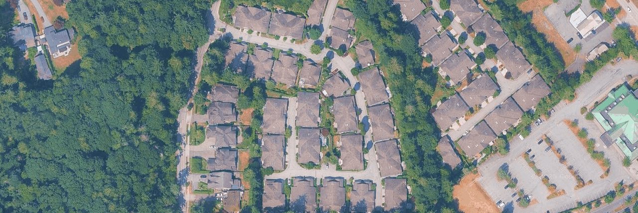 The Crescents aerial view