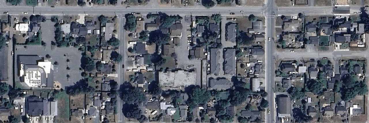 Lewis Square aerial view