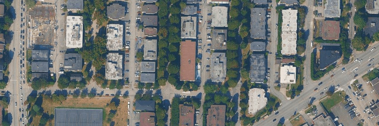 Fremlin Gardens aerial view