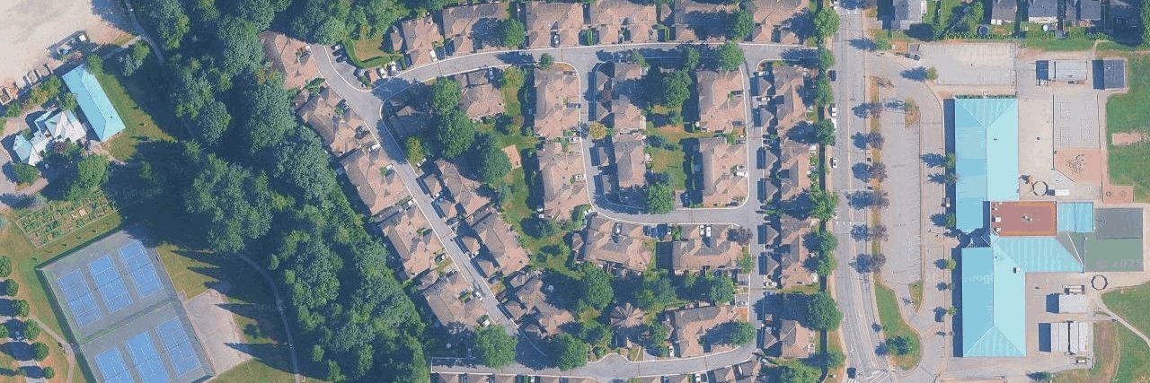 Bridlewoods aerial view