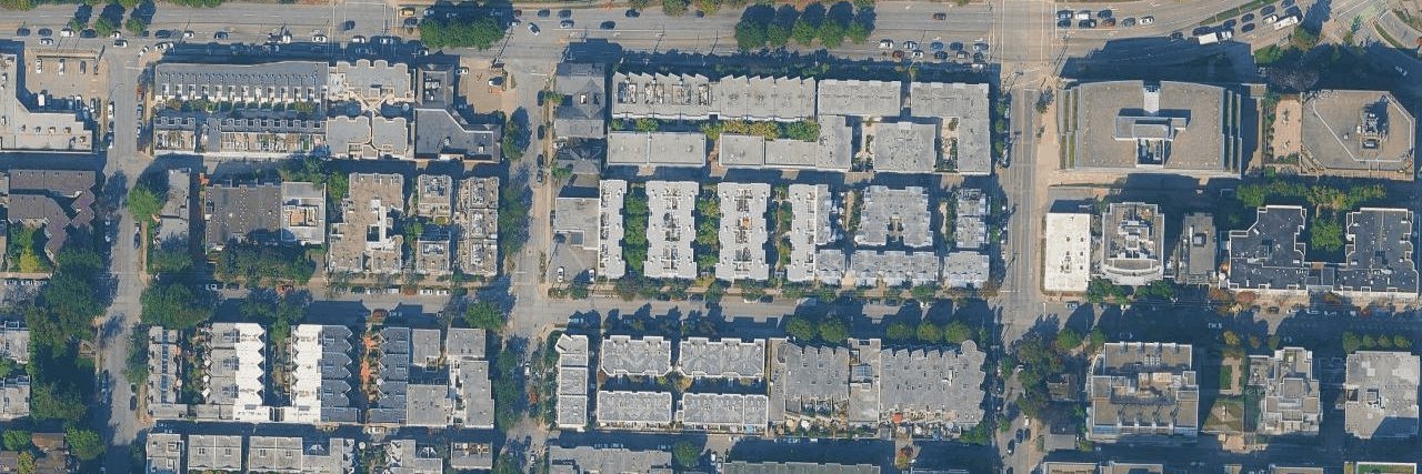 The Ivys aerial view