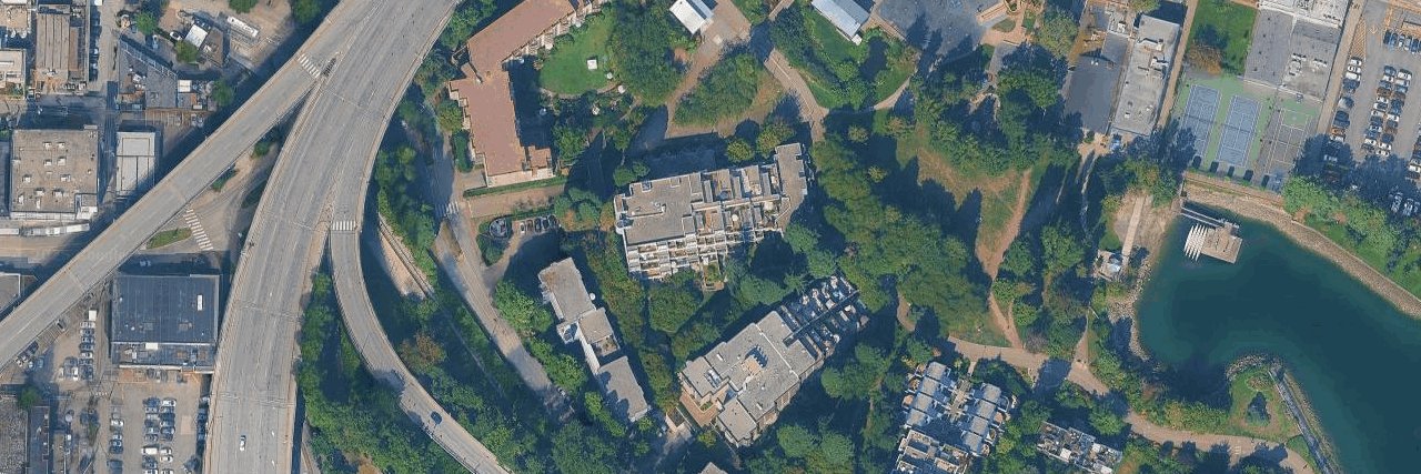 Fountain Terrace aerial view