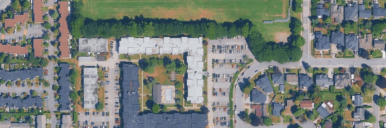 Admiral Walk aerial view