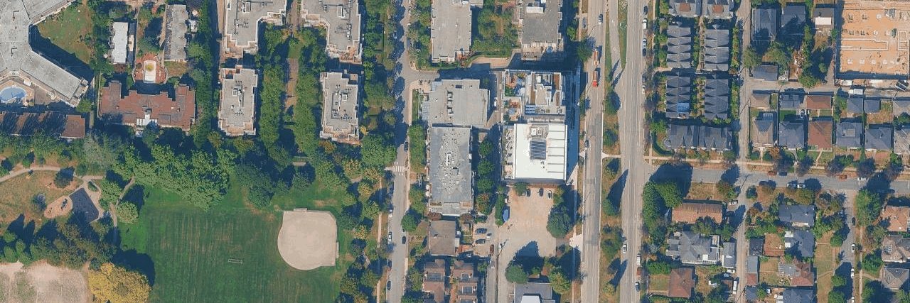 The Grove aerial view