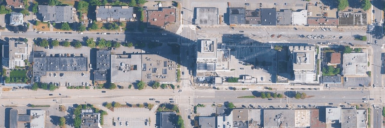 West aerial view