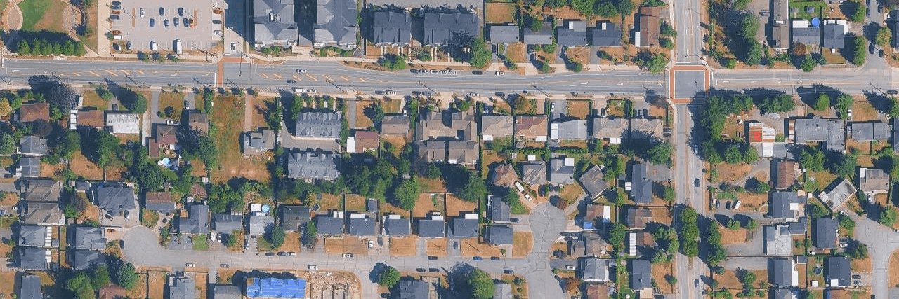Hillside Court aerial view