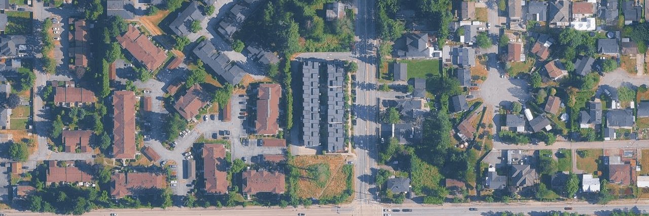 Greenwood Townhomes aerial view