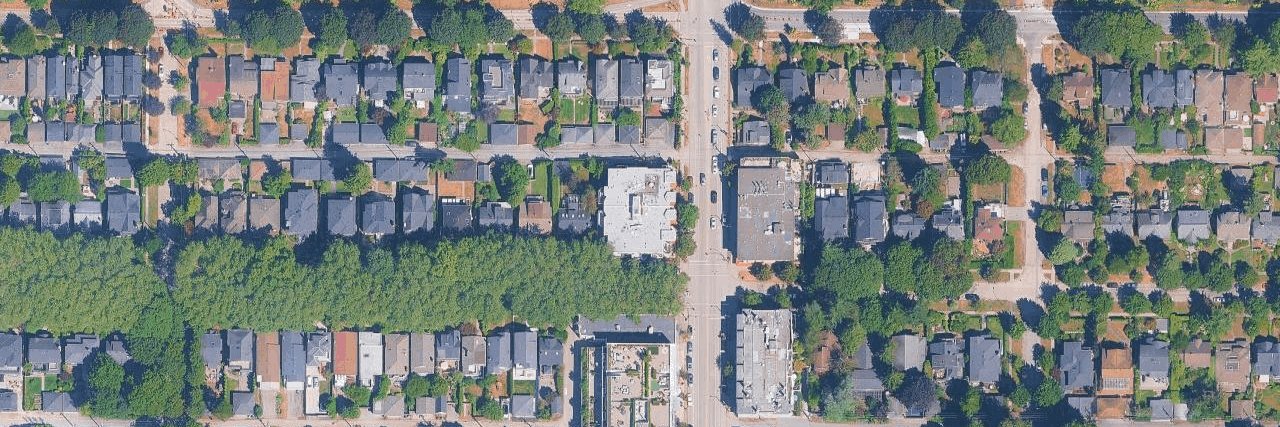 Dunbar House aerial view