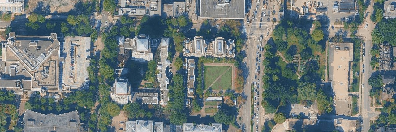 Cambridge Court aerial view