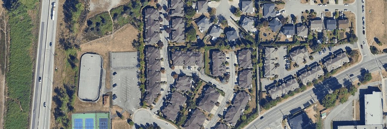 Yale Court aerial view
