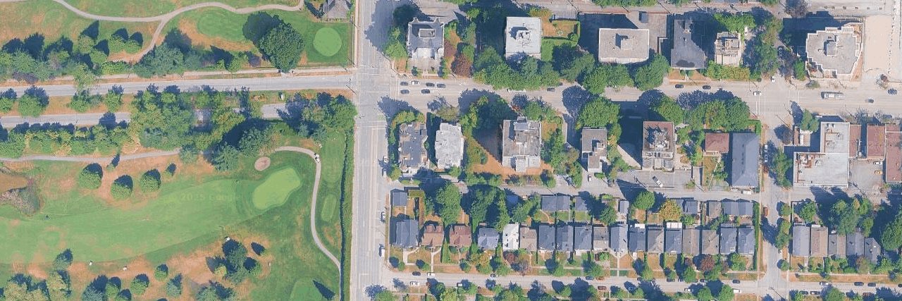 West Tenth Court aerial view