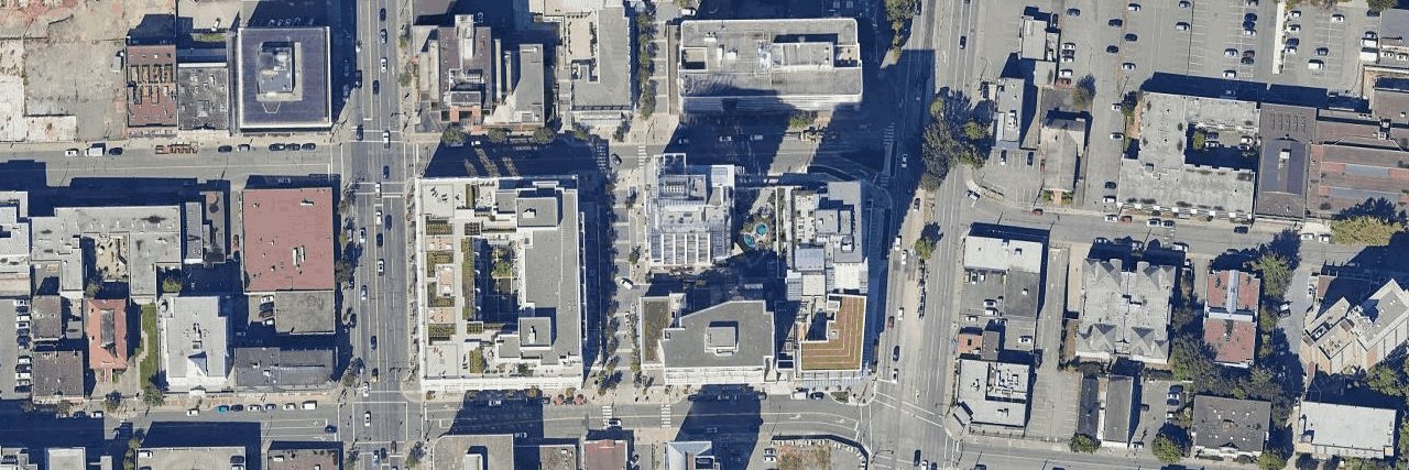 Hudson Place One aerial view