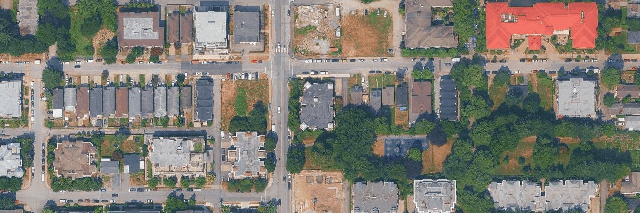 Elk Court aerial view