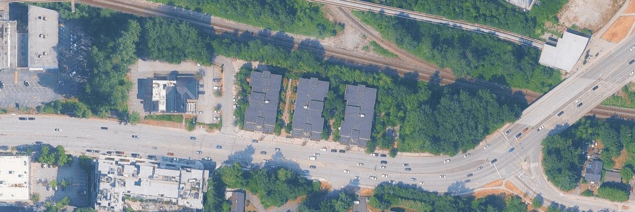 The Square aerial view