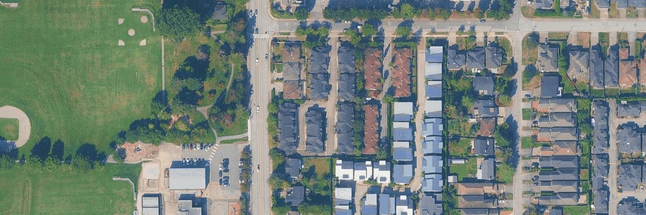 Dixon Garden aerial view