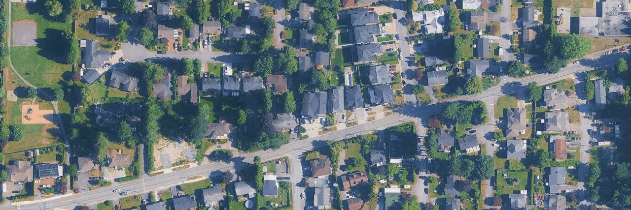 aerial view