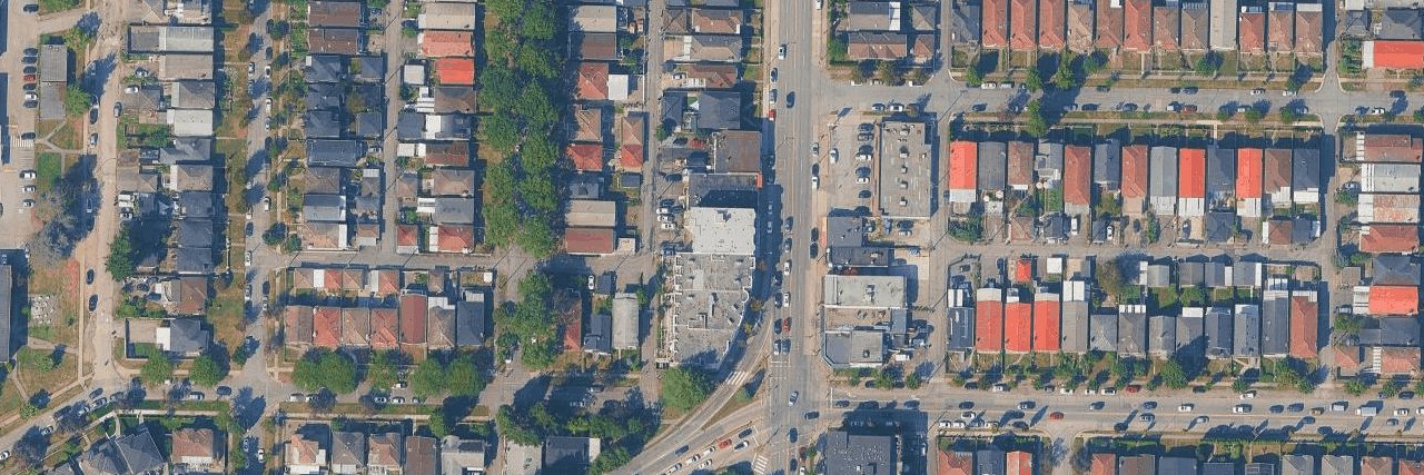 Fraserview Place aerial view