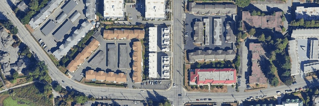 Mill District aerial view