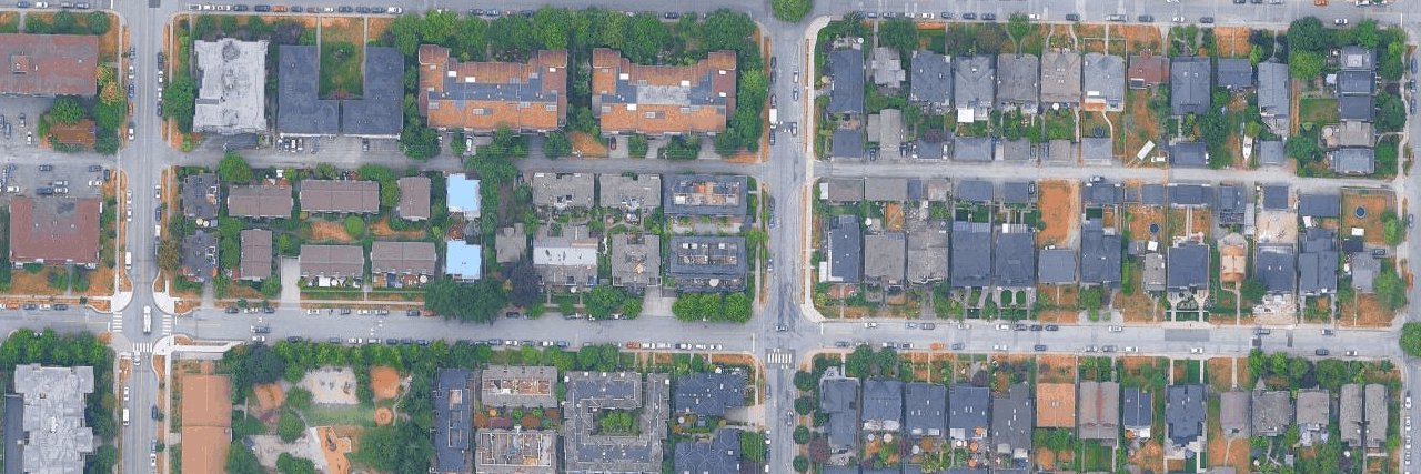 St Andrews Garden aerial view