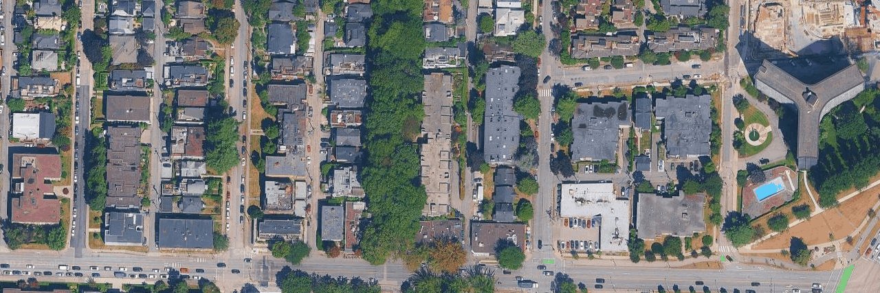 Walnut Place aerial view