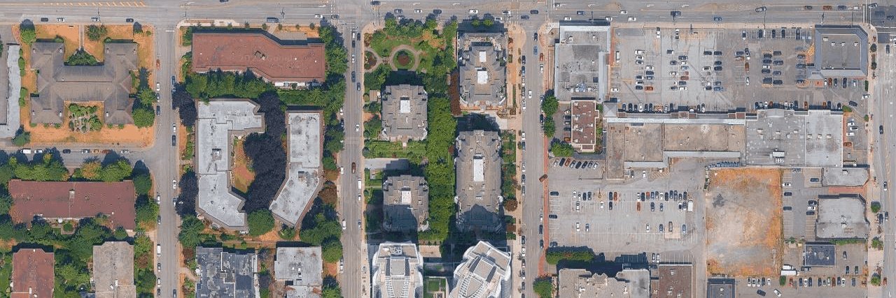 Sussex House aerial view