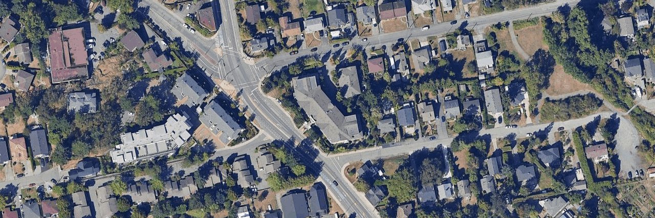 Carey Hill Walk aerial view