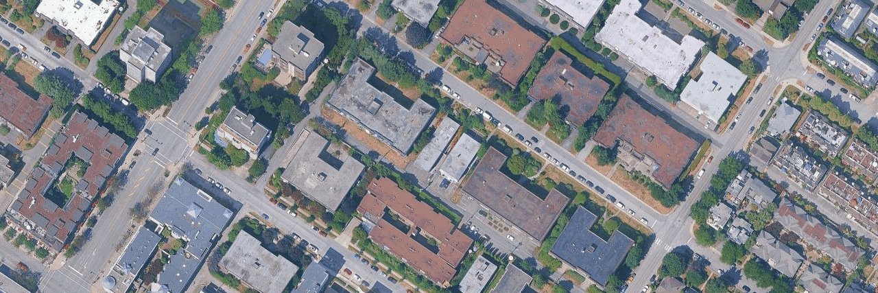 Our House (Building Name) aerial view