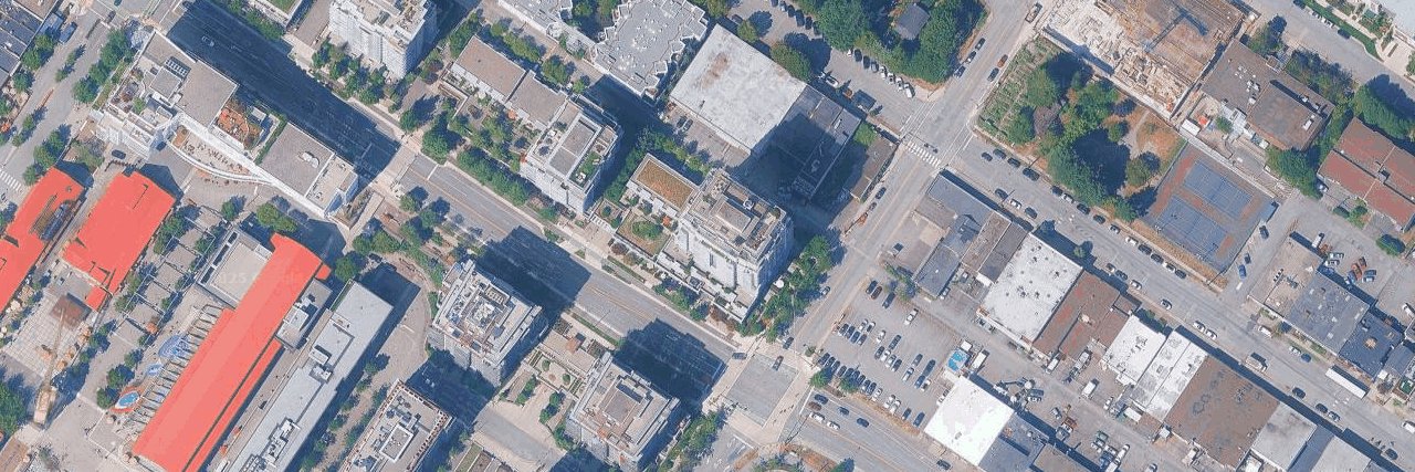 The Esplanade aerial view