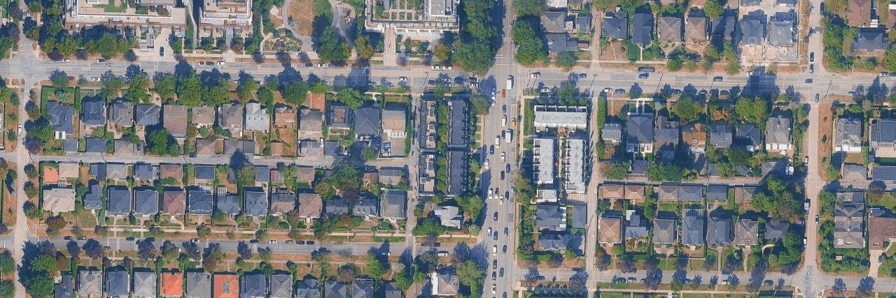 Maisonette aerial view