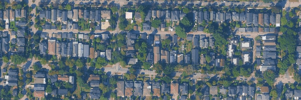 Cedar Cottage aerial view