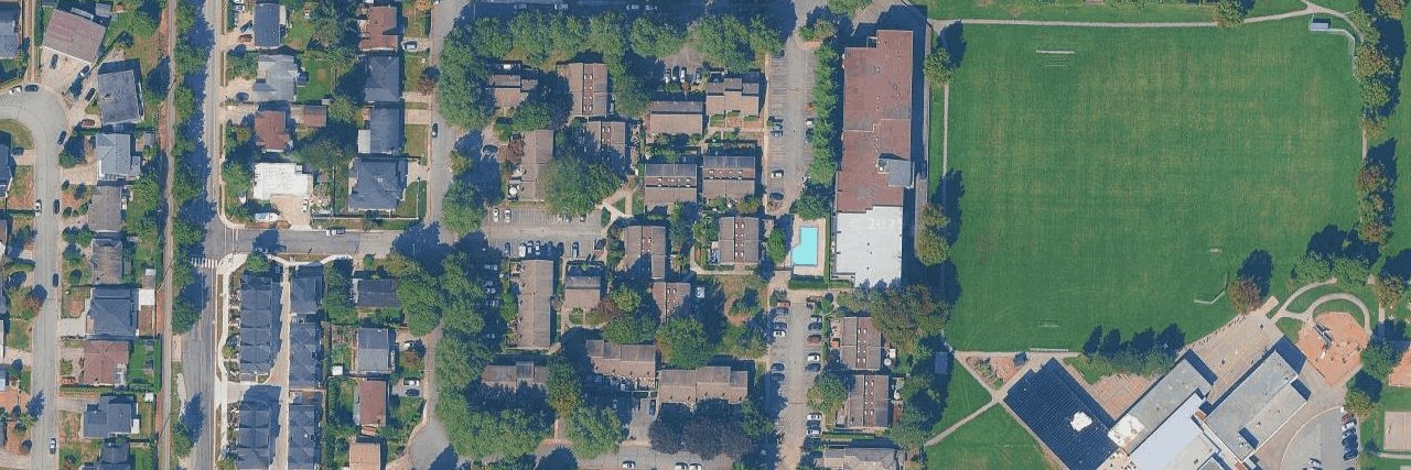 Sharon Gardens aerial view