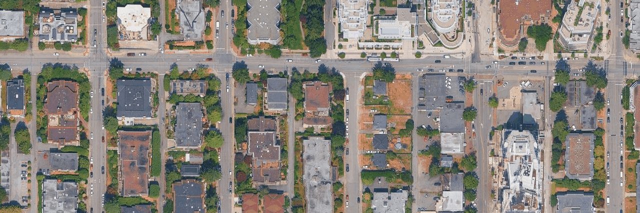 Hillside House aerial view
