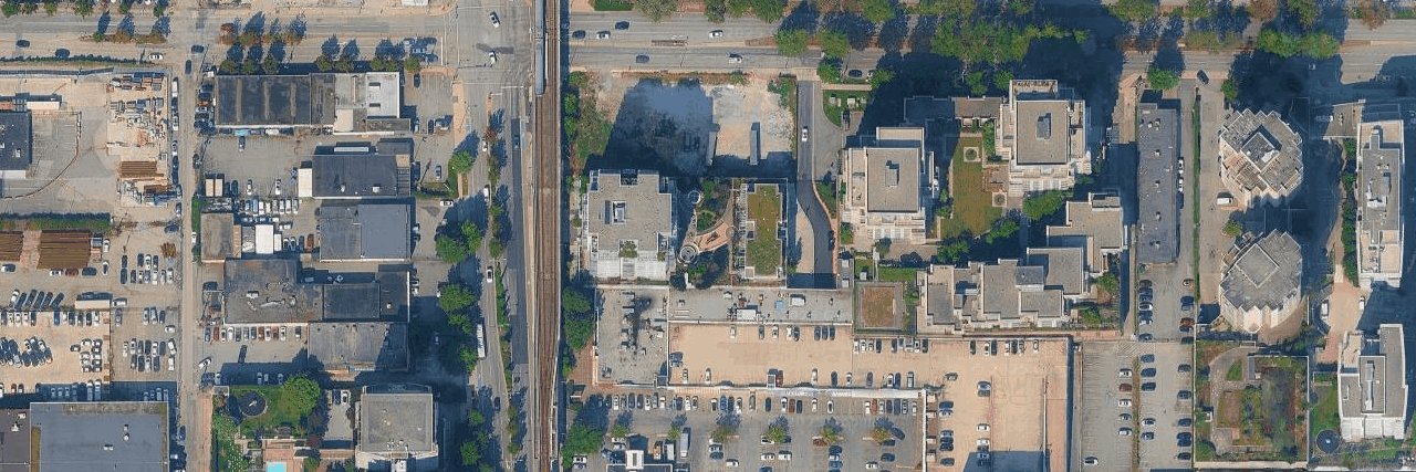 Orchid aerial view
