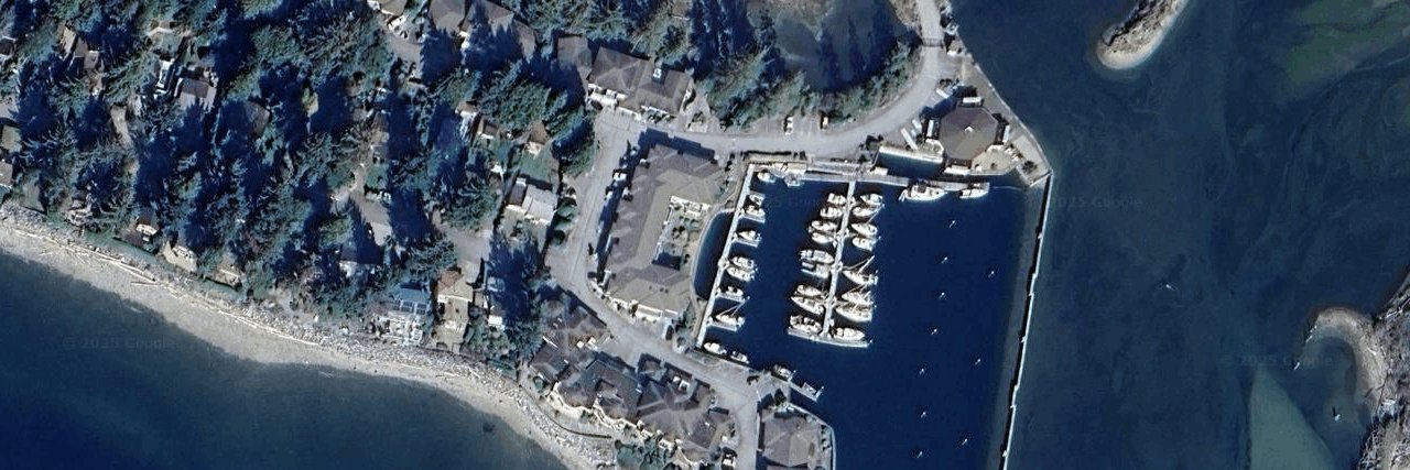 Port Stalashen aerial view
