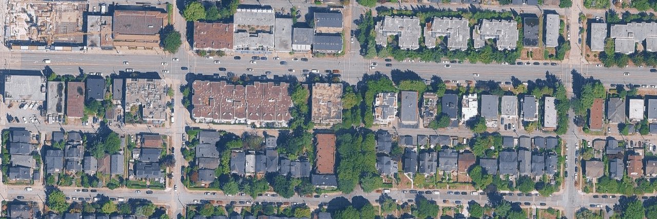 Trafalgar Square aerial view