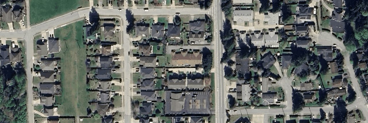 North Road Manor aerial view
