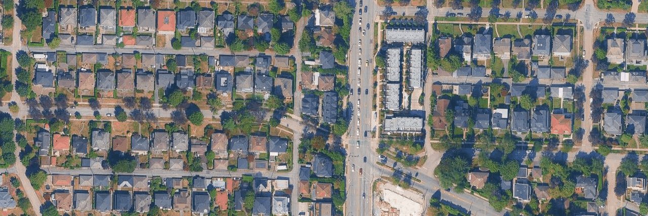 Cambridge Mews aerial view