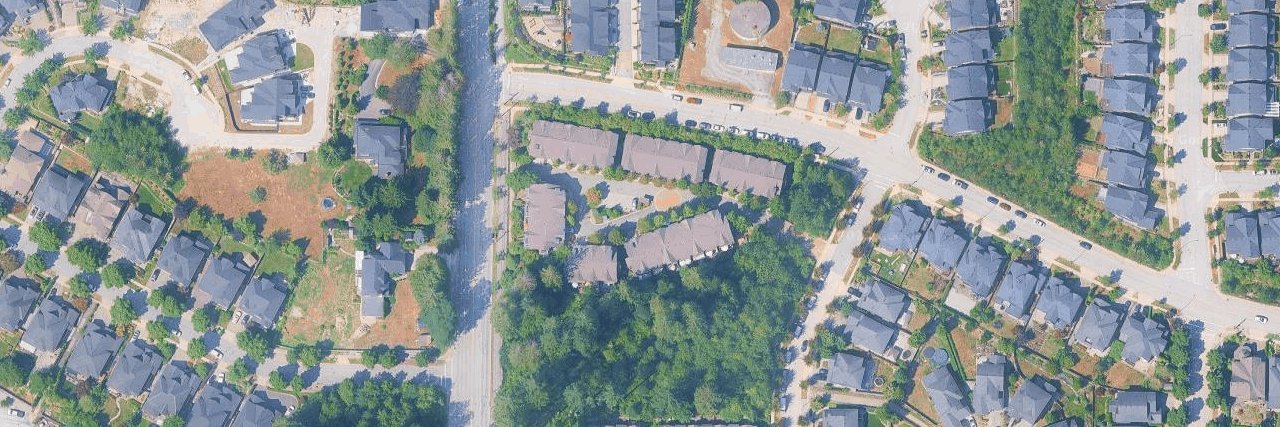 Cedar Creek aerial view