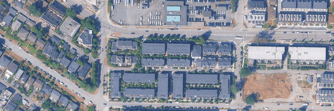 Founders Block North aerial view