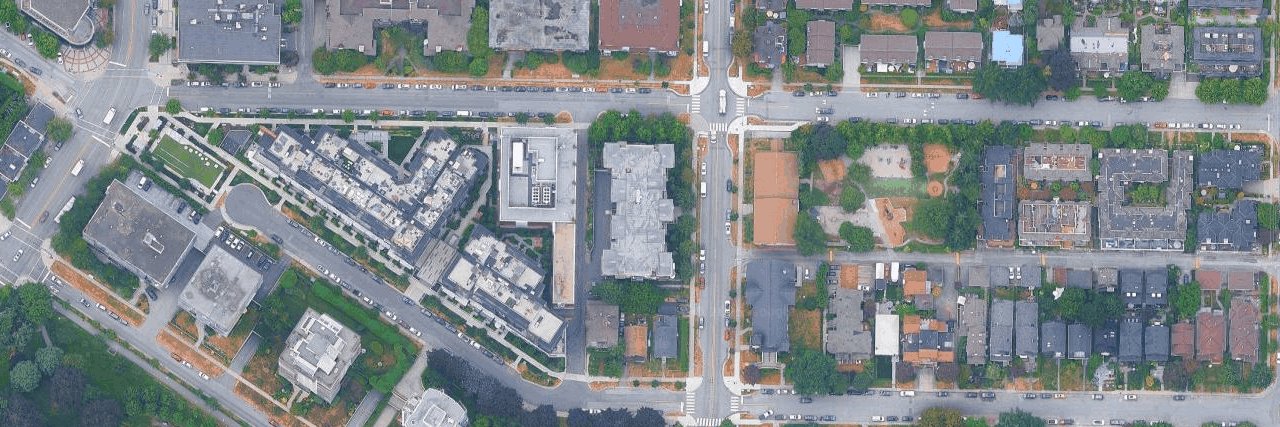 Villa St Georges aerial view