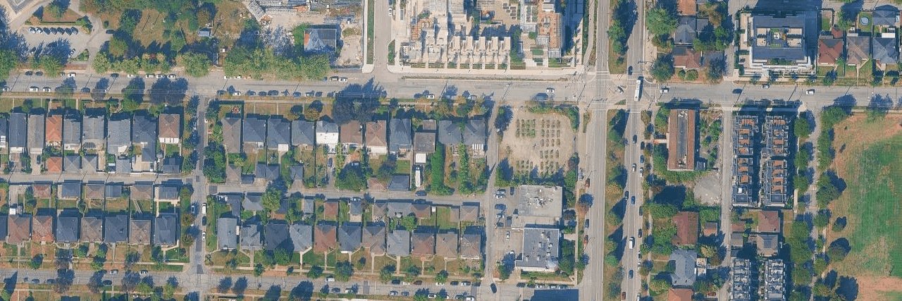 Enzo Townhomes aerial view