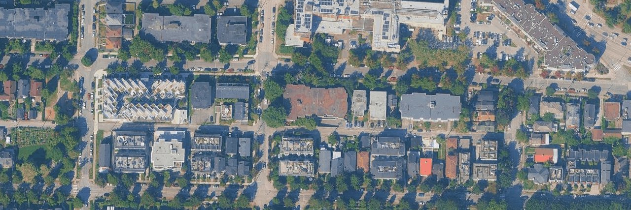 Prince Edward Place aerial view