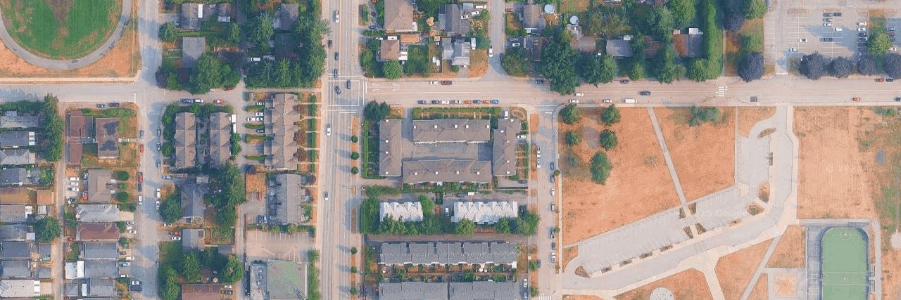 Laurier Mews aerial view