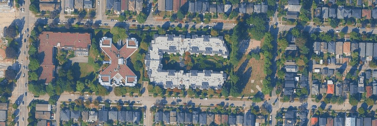 Magnolia Gate aerial view