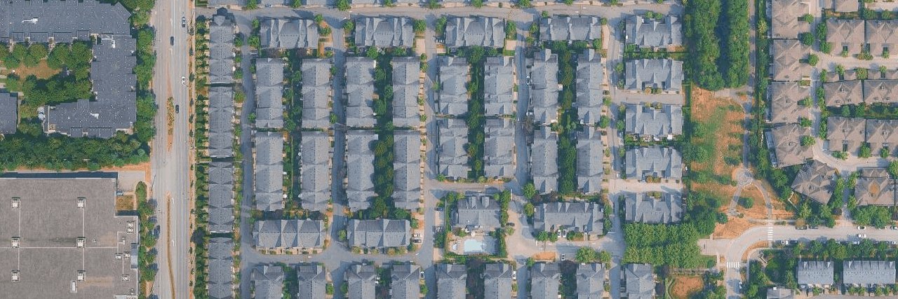 Highland Park aerial view